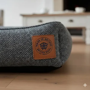 Official Made in Britain logo representing locally manufactured wool pet products.