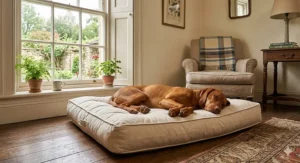 An illustration of sustainable materials highlighting our commitment to eco-friendly, non-toxic pet products.